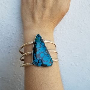Silver and Turquoise Cuff Bracelet